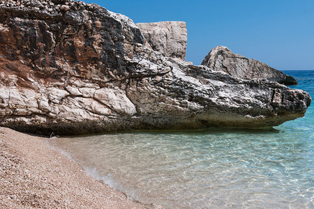 户外太阳地中海意大利夏季松石海附近的萨丁尼亚岛克利夫斯图片