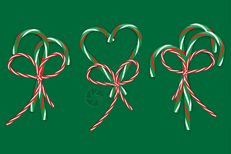 画心时间圣诞糖果手杖与绿色背景蝴蝶结装饰艺术甜蜜时光矢量插图库存片EPS10圣诞糖果手杖与绿色背景蝴蝶结装饰艺术甜蜜时光矢量插图图片