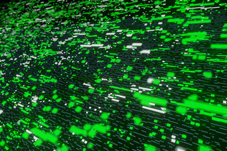 蓝色的联系绿未来潮流数据通信飞入字技术3D级转换系统三抽象的图片