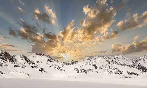 雪山雪景风光图片