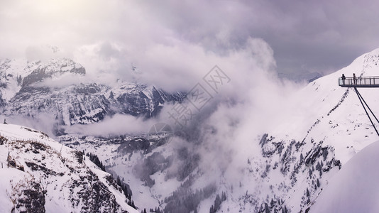 雪山雪景风光图片