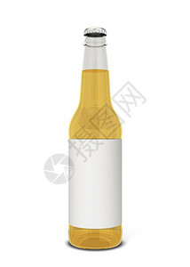 庆典小样啤酒厂白底孤立的啤酒瓶三德插图图片
