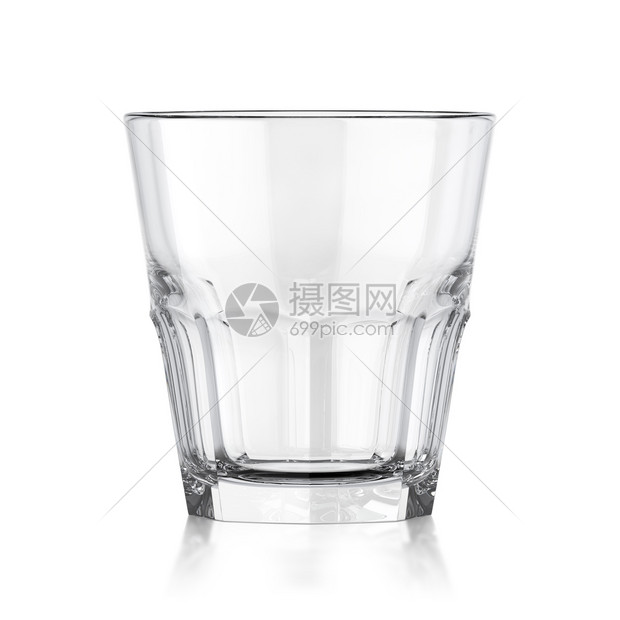 威士忌玻璃干净玻璃3d插图脆弱空的老式图片