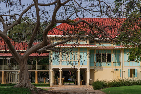 老的花园泰国Pphetchaburi泰国20年月9日美丽的MaruekKathayawan宫殿Love和希望在差安区国王的暑期宫图片