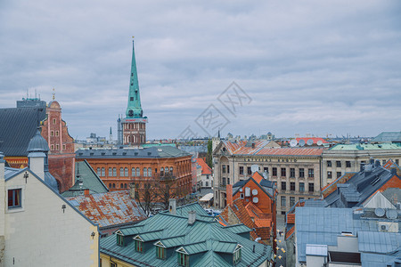 镇屋拉脱维亚里加市老城中心及历史建筑旅行照片23Okt好的图片