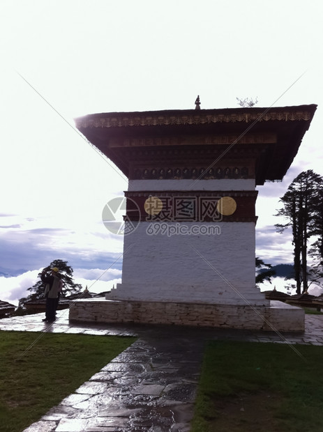 建筑学不丹寺庙宗教的地标图片