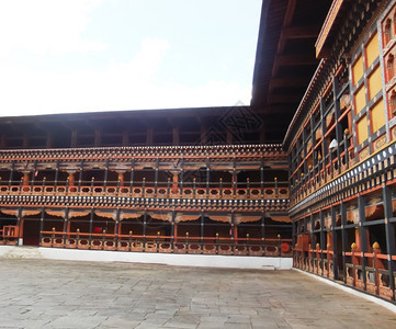 悬崖不丹寺庙朝圣仁波切图片