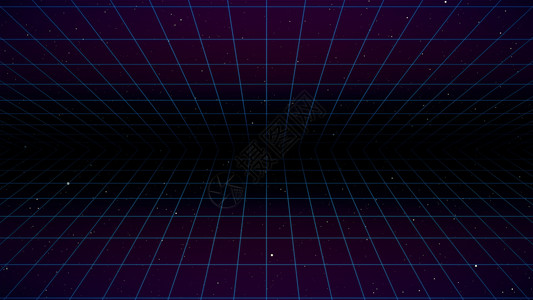 80年代数字网络地面80年代适合以1980年代风格设计的数字网络表面反转式SciFi背景未来风为了菲横幅图片