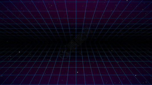 80年代数字网络地面80年代适合以1980年代风格设计的数字网络表面反转式SciFi背景未来风为了菲横幅图片