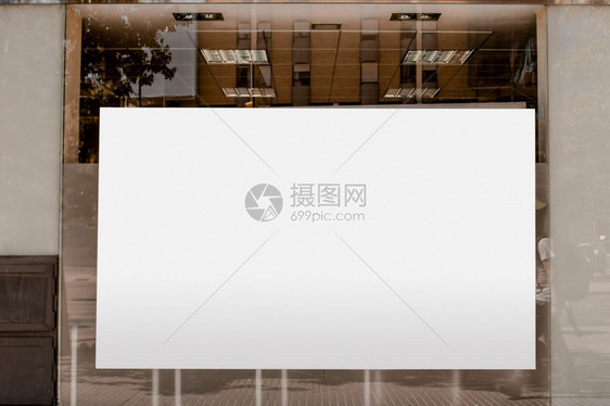 银行展示标签白色空广告牌透明玻璃分辨率和高品质美图白色空广告牌透明玻璃高品质和分辨率美图概念图片