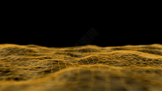 电脑抽象的暗底背景计算机图形网络连接虚拟现实和增强3D运动元素数字技术和革新概念上的闪光波粒子摘要技术三维运动元素数字技术和创新图片