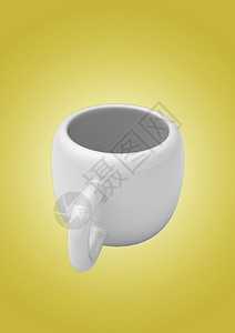 盘子白色背景的碟上白色茶杯仅是古董瓷白茶杯与色背景的茶杯隔绝Ventagelooksstyle3DName品尝卡布奇诺图片