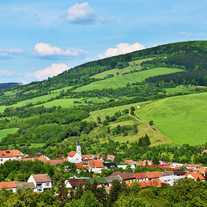 夏天季山区美丽的风景捷克白喀尔巴阡山脉欧洲环境晴天图片