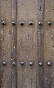 板条木头古老的制门被破坏的保护和装饰细节中世纪立方体图片