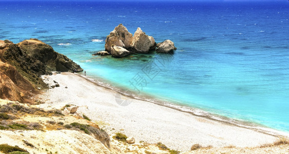神话塞浦路斯岛最好的海滩PetratouRomiou帕福斯山图片