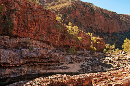 美丽OrmistonGorge澳大利亚北区西麦克唐纳公园西方洞图片