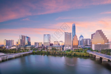 风景美国得克萨斯州奥汀市下城天线国会大厦风景优美图片