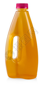 新鲜的素食主义者饮料在白色背景上隔离的塑料瓶中果汁在白色背景上隔离的塑料瓶中果汁图片