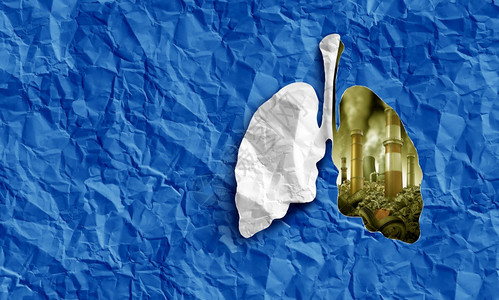 云南纸皮核桃瓜拉纳皮症状环境肺病和癌作为一种有毒致癌概念作为在肮脏环境中污染造成的呼吸功能下降3D插图元素三维肺癌是环境病和癌的一个有毒致概设计图片