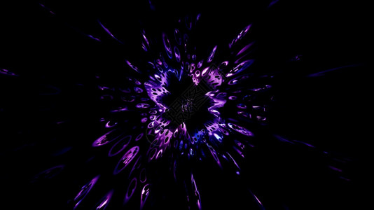 照明紫花飞溅在黑暗通道4kuhd3d插图背景黑色霓虹紫丁香飞溅隧道插图背景质量可爱的隧道运动图片
