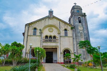 外部的旅行历史圣伊西多尔罗马天主教区会劳动工人菲律宾博霍尔图片
