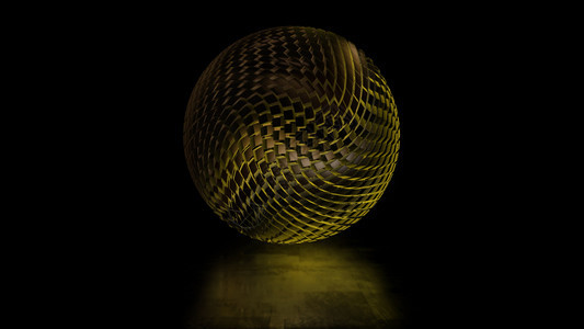 动态的幻想3D从体积立方块的抽象球体从一个复杂的结构设计中转换出一个空间球中的非三角和亮艺术天体该来自一个复杂的结构设计目图片