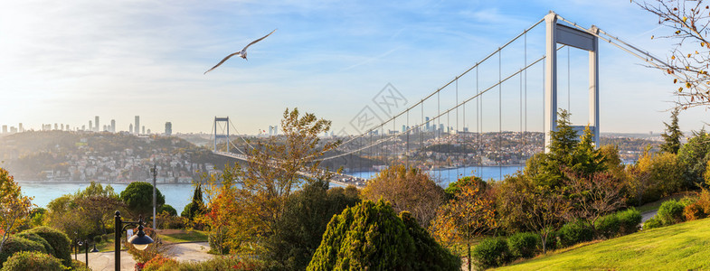 地标唱诗班伊斯坦布尔法提赫苏丹大桥或第二博斯普鲁海峡大桥伊坦布尔法提赫苏丹大桥或第二博斯普鲁海峡大桥景观图片