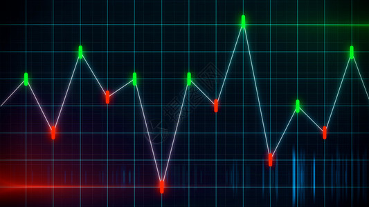 股票市场投资交易损益和的商基图表金融上趋势细线图未来股票交易额表外汇箭贸图片