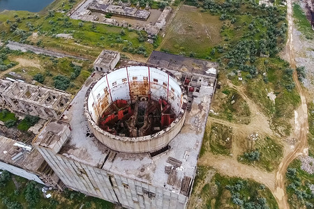 旧被废弃的未完成核电厂和的核电厂行业危险建造图片