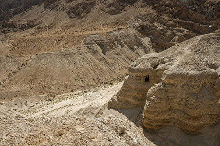 旅游东库姆兰山洞4死海附近以色列库姆兰发现死海卷子的地点考古学图片