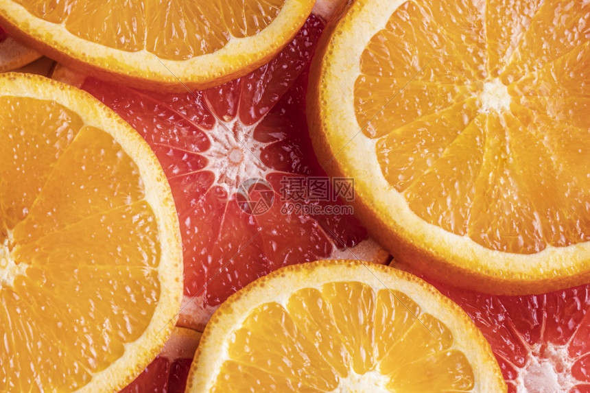 新鲜健康高分辨率照片顶端橙色葡萄树切片高质量照优热带图片