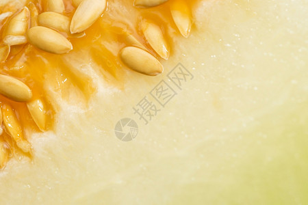 甘露可口成熟高分辨率光相粉蜜瓜籽优质照片高品图片
