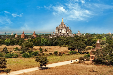 吸引力佛教徒传奇缅甸Bagan王国古老佛教寺庙的令人惊叹建筑缅甸布甘王国图片