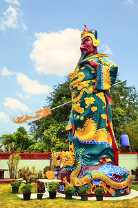 金子海湾雕塑在南中殿的雕像泰国高三井图片