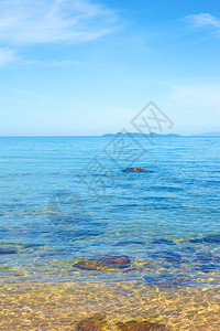 底部礁泰国安达曼海KohLibong热带海滩旅游图片