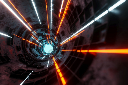 航班火花外星宇宙飞船背景3D投影技术发射等离子体动机管隧道天文学图片