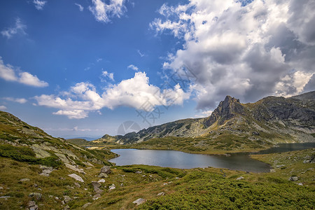 保加利亚Rila湖流域Bliznaka湖的七个里拉地区反射环境景观图片