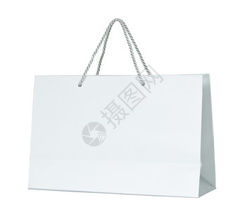 小路空的白纸购物袋色和剪切路径孤立于白纸袋假期图片