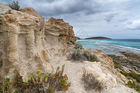 海景洋滨西澳大利亚州紧靠埃斯佩朗的九英里海滩图片