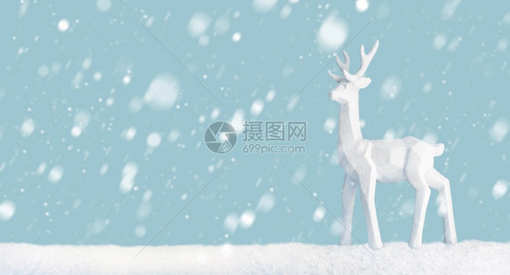 新的冬天圣诞快乐和新年横幅与空间背景复制相仿的冰雪背景SnowForforld图片
