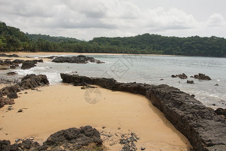 骚游客普拉亚科PraiaCoco非洲圣多美和普林西比岛环境图片