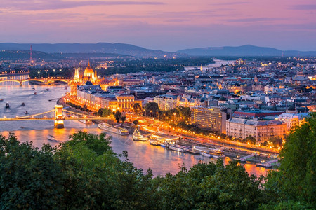 堡垒欧洲旅行匈牙利布达佩斯上天线匈牙利多瑙河三角洲上空议会大楼夜视台风图片