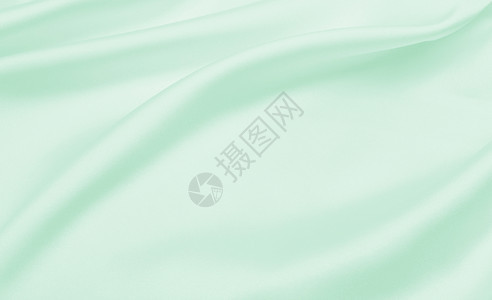 丝滑平优雅的绿色丝绸或席边奢华布质料可用作抽象背景豪华设计海洋颜色图片