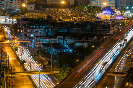 天际线泰国曼谷2015年月3日曼谷夜市是首都和泰国人口最多的城市泰国场景旅行图片