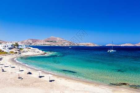 欧洲镇希腊旅游风景如画的Naousa村帕罗斯岛基克拉泽希腊图片钓鱼图片