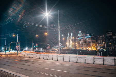 建造车站筑学夜间欧洲资本的特雷姆光线足迹图片