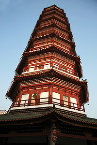 外部的6个班尼扬树寺庙花塔户外历史图片