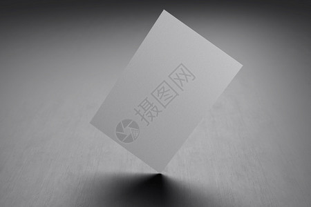 质地接触工作白色垂直商务卡纸模型板空白间覆盖用于在黑纸板背景上插入公司徽标或个人身份现代概念3D插图Name2D图片