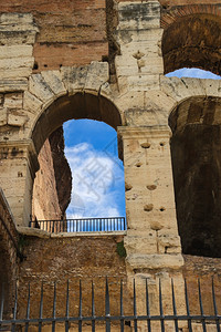 旅游假期意大利罗马浩劫的废墟景观图片