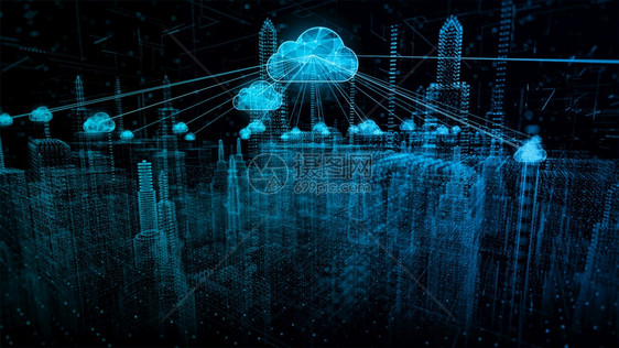 大批高的信息利用人工智能5g高速度互联网连接和海量数据分析背景概念提供未来数字据以及云计算技术的网络安全智能城市数字据使用人工智图片